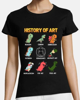 history of art with dinosaurs english