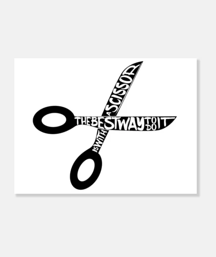Wall hitchcock - scissor