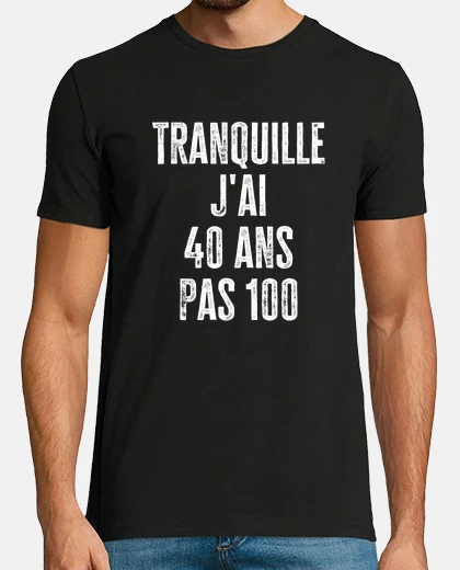 T-shirt Ho 40 anni non 100