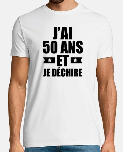 T-shirt Ho 50 anni e sto strappo