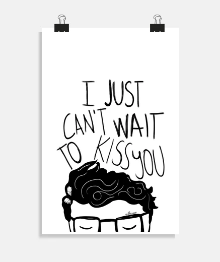 Quadro Ho appena can 39t l39ora di kiss you