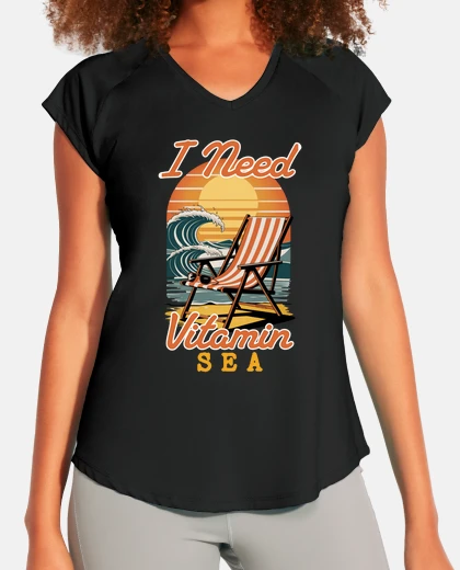 T-shirt ho bisogno di vitamina mare