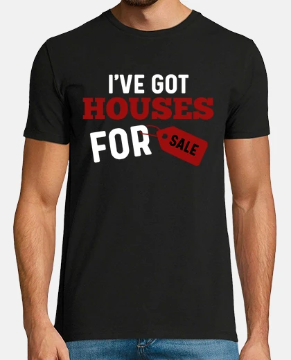 T-shirt ho case divertenti immobiliari