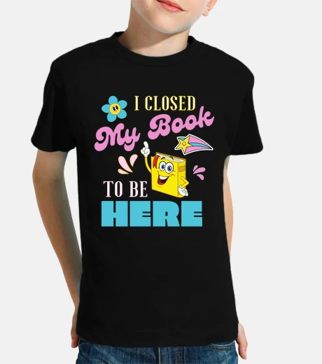 Abbigliamento ho chiuso il mio libro per essere qui c