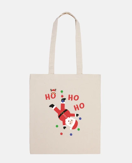 Bag ho ho ho christmas tote bag