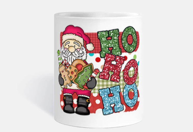 Cup ho ho ho dad claus mug