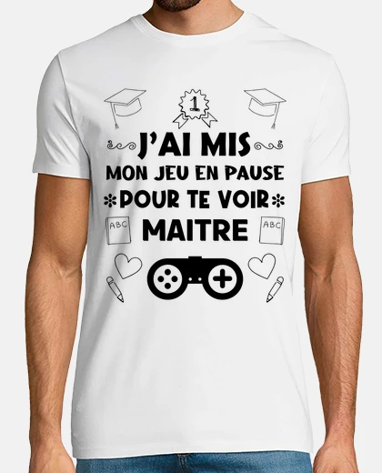 T-shirt ho messo il gioco in pausa per vederti padroneggiare