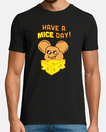 T-shirt ho un simpatico topo con umorismo per l