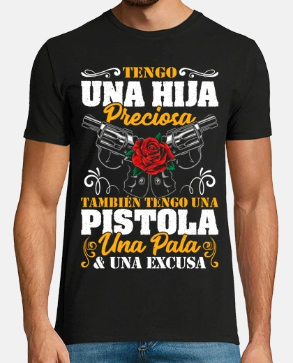T-shirt ho una figlia bellissima festa del papà