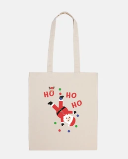ho ho ho christmas tote bag