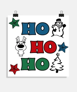 ho ho ho disegno di Natale