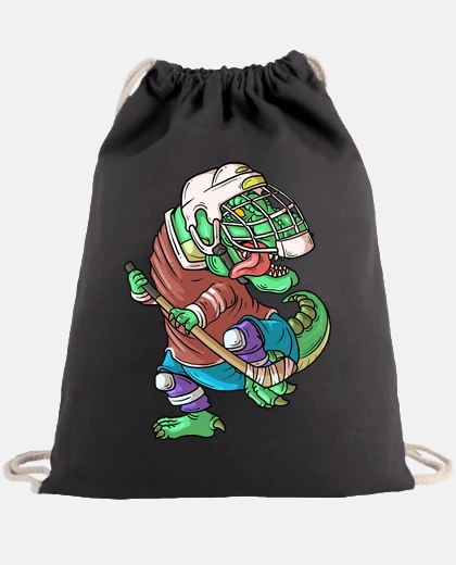 Bag hockey t-rex dinosaur