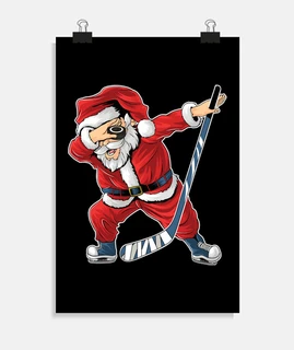 Hockey Babbo Natale Dabbing