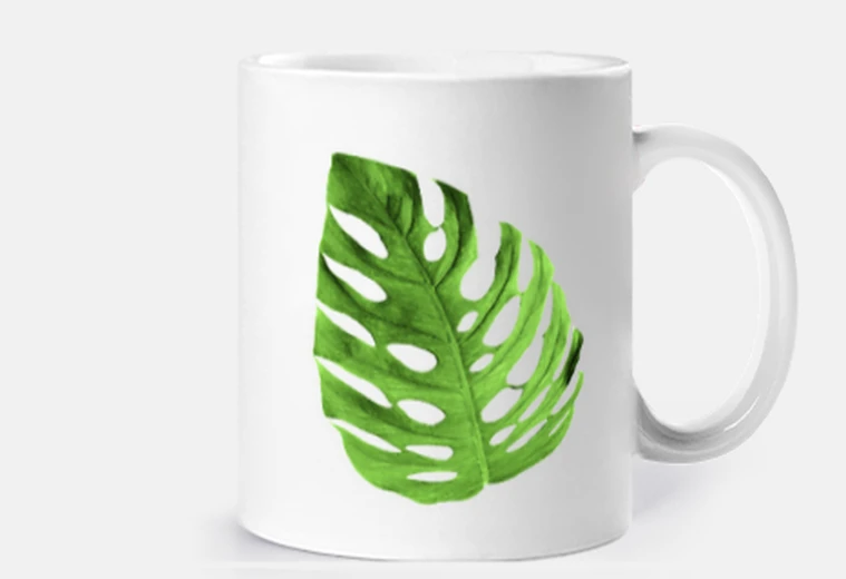 Taza Hoja Vintage