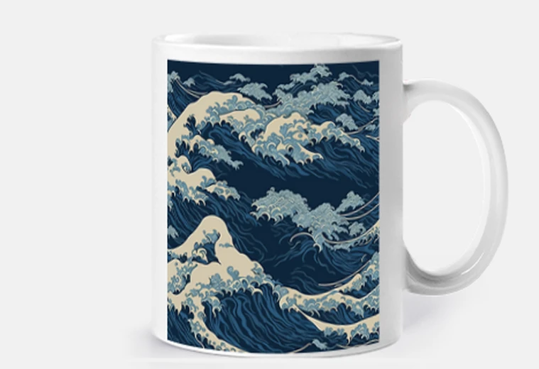 Cup hok usa inspired waves i