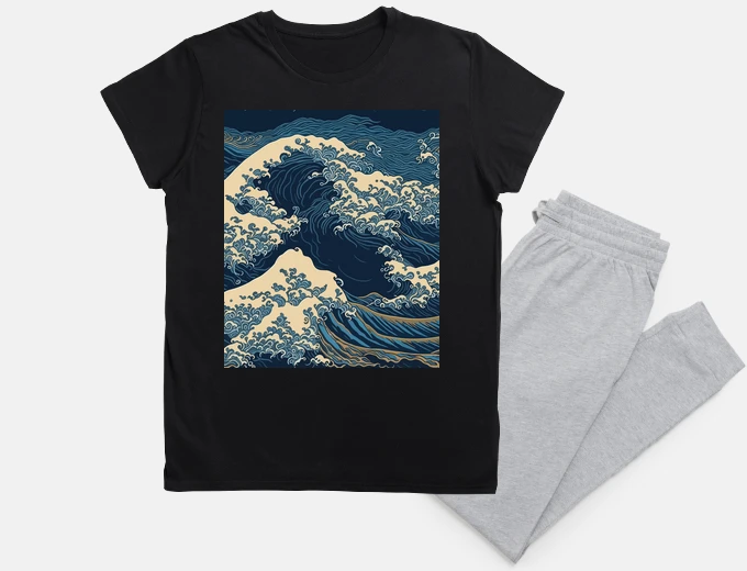Pyjama hok usa waves tribute i
