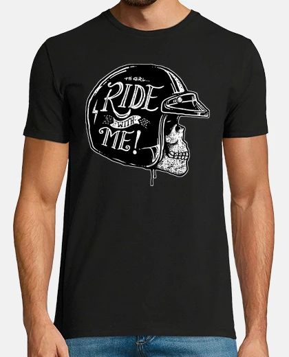 Camiseta hola chica, cabalga conmigo