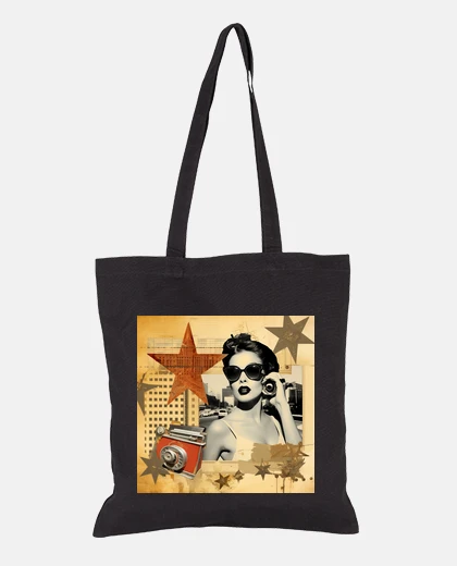 Bag hollywood 50s top ten stars vintage best tote bag