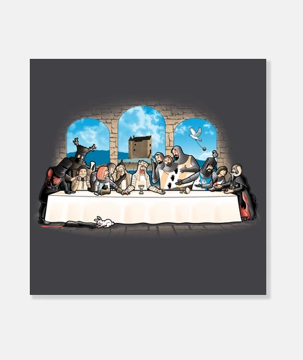 Lienzo Holy Grial dinner