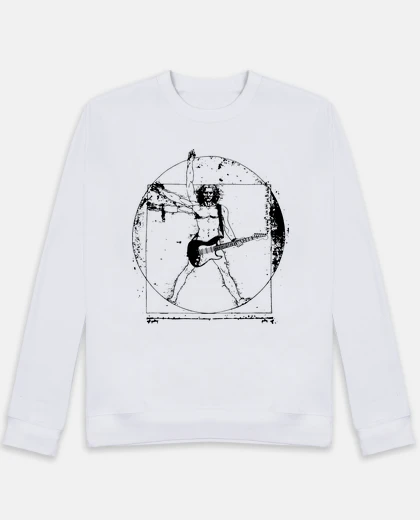 Sudadera Hombre de Vitruvio Rock (Guitarrista)