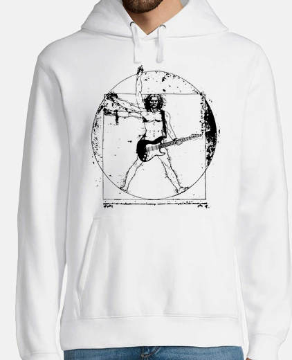 Sudadera Hombre de Vitruvio Rock (Guitarrista)