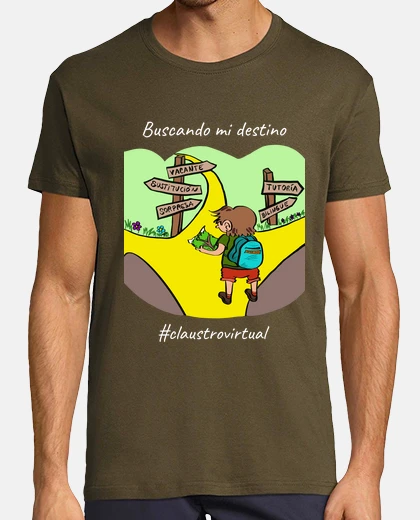 Playera Hombre destino blanco
