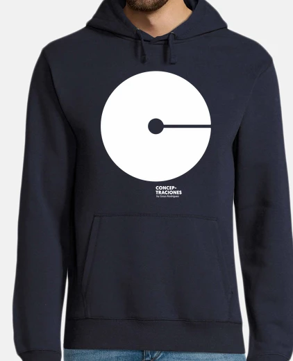 Sudadera Hombre, jersey con capucha, azul marino