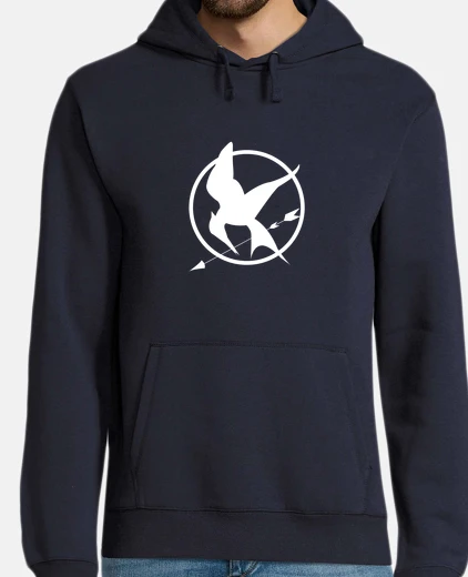 Sudadera Hombre, jersey con capucha, azul marino