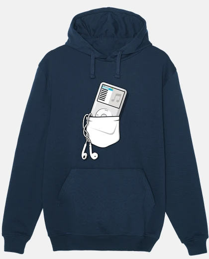 Sudadera Hombre, jersey con capucha, azul marino