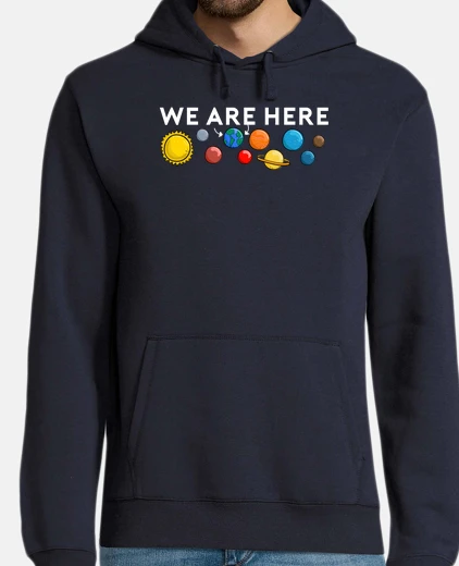 Sudadera Hombre, jersey con capucha, azul marino