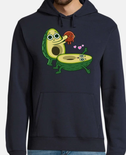 Sudadera Hombre, jersey con capucha, azul marino
