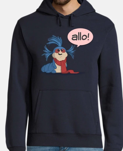 Sudadera Hombre, jersey con capucha, azul marino