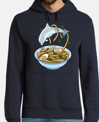 Sudadera Hombre, jersey con capucha, azul marino
