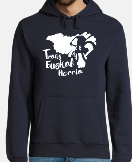 Sudadera Hombre, jersey con capucha, azul marino