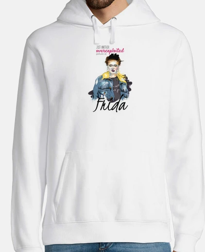 Sudadera Hombre, jersey con capucha, blanco