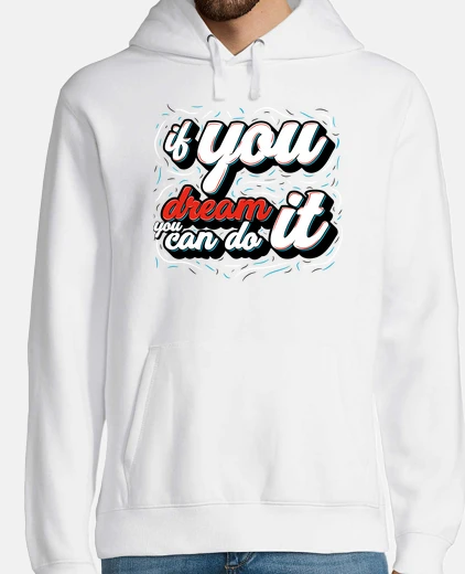 Sudadera Hombre, jersey con capucha, blanco