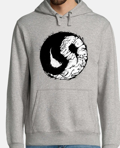 Sudadera Hombre, jersey con capucha, blanco