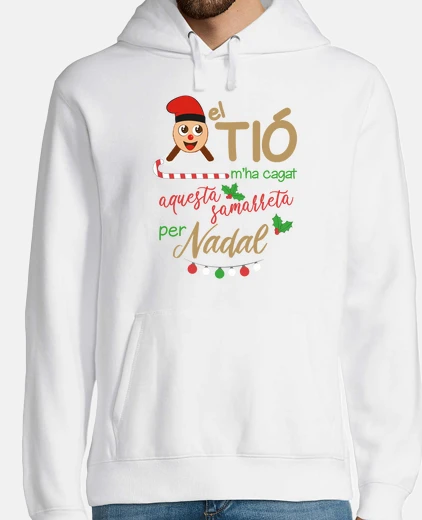 Sudadera Hombre, jersey con capucha, blanco