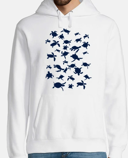 Sudadera Hombre, jersey con capucha, blanco