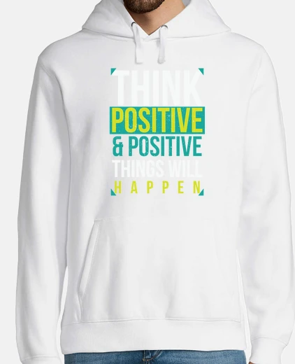 Sudadera Hombre, jersey con capucha, blanco