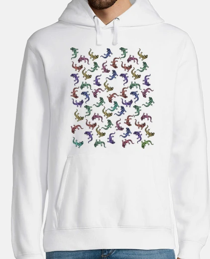 Sudadera Hombre, jersey con capucha, blanco
