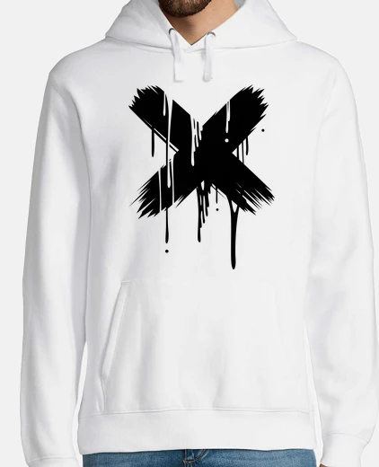 Sudadera Hombre, jersey con capucha, blanco
