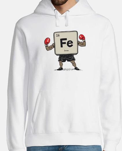 Sudadera Hombre, jersey con capucha, blanco