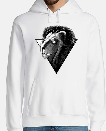 Sudadera Hombre, jersey con capucha, blanco