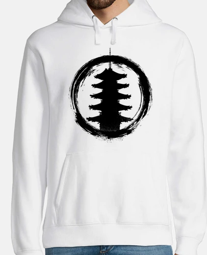 Sudadera Hombre, jersey con capucha, blanco
