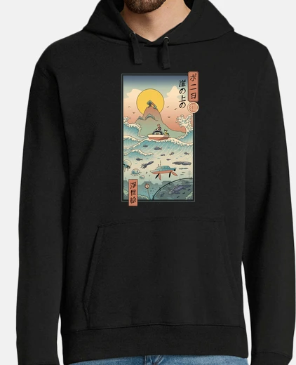 Sudadera Hombre, jersey con capucha, negro