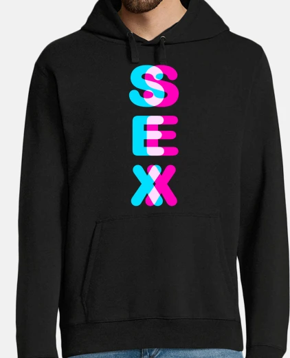 Sudadera Hombre, jersey con capucha, negro
