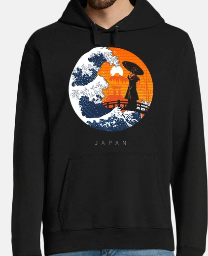 Sudadera Hombre, jersey con capucha, negro