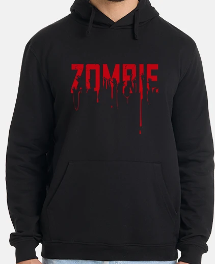 Sudadera Hombre, jersey con capucha, negro
