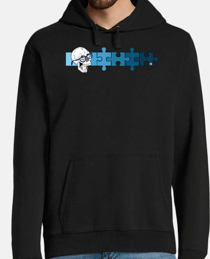 Sudadera Hombre, jersey con capucha, negro